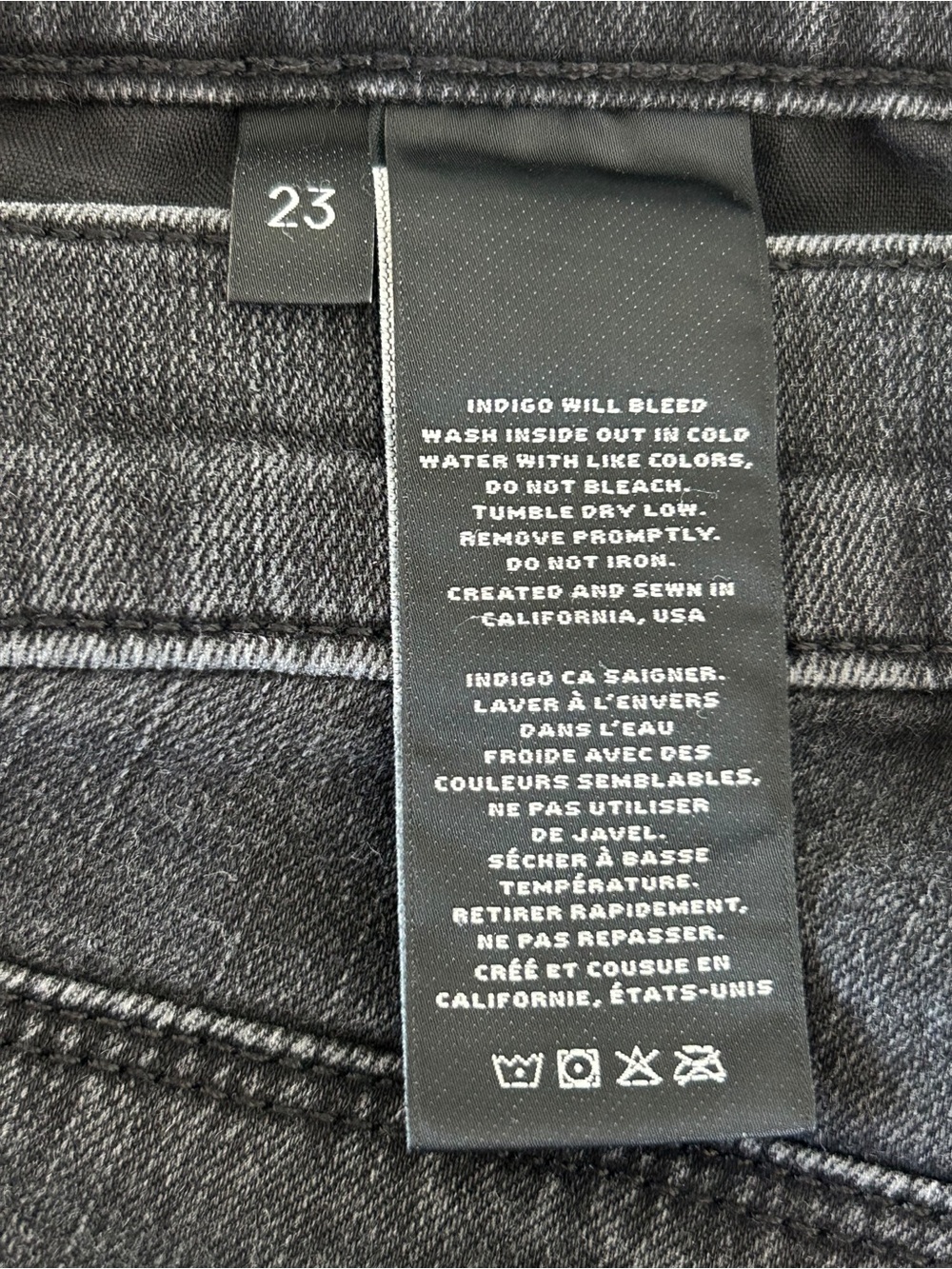 4/$20 J Brand Betty Gray Bootcut Jeans Size 23 Low Rise Stretch Denim USA - Picture 6 of 6